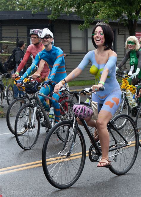 Seattle Fremont Solstice Parade Bicyclists Amitai Schwartz Photography