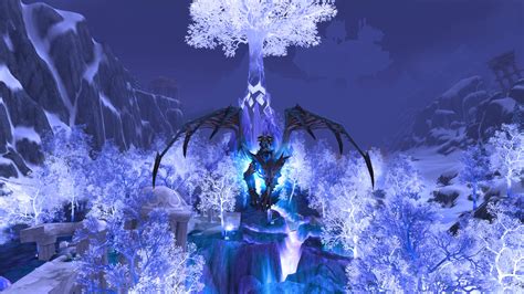 Black Winged Creature Wallpaper Blue World Of Warcraft Blizzard