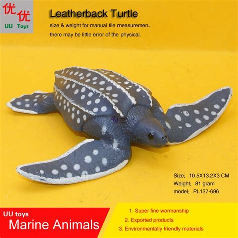 Middle Leatherback Turtle Simulation Model Marine Animals Sea Animal