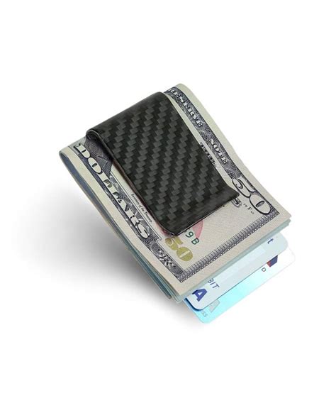 Valentino garavani wallet credit card holder with money clip py2p0p32vh3 m30 blu. SERMAN BRANDS- Carbon Fiber Money Clip Credit Card holder Slim Business Card Holder Clips for ...