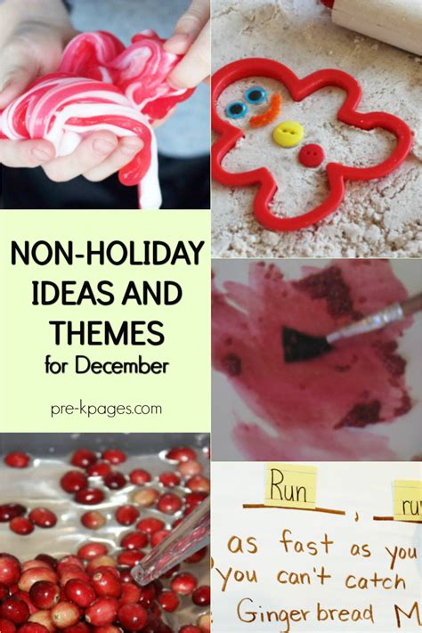 Non Holiday Themes And Ideas For December Pre K Pages