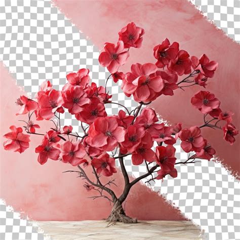 Premium PSD | The scientific name of the red silk cotton tree is bombax