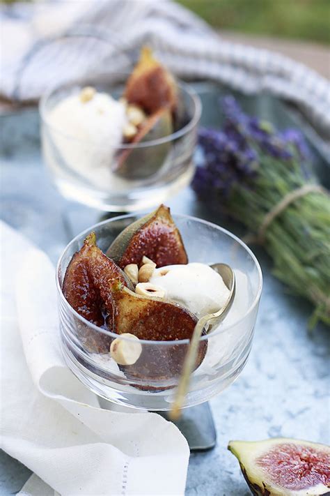 Spice Roasted Figs With Hazelnuts And Vanilla Ice Cream Yummy Mummy