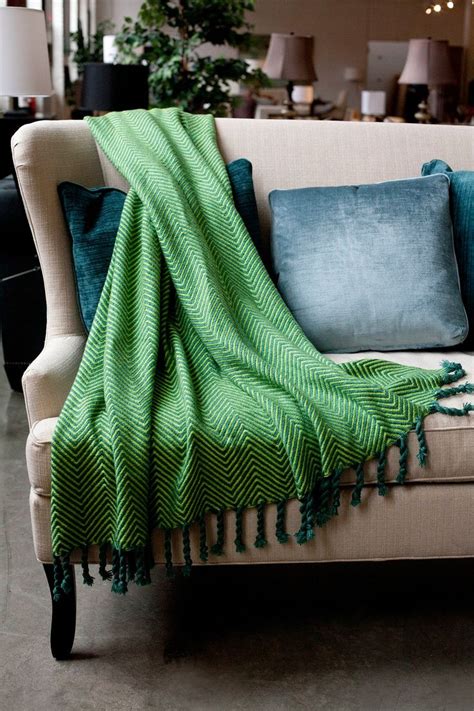 Great Green Blanket Throw Blanket Green Throw Blanket Contemporary