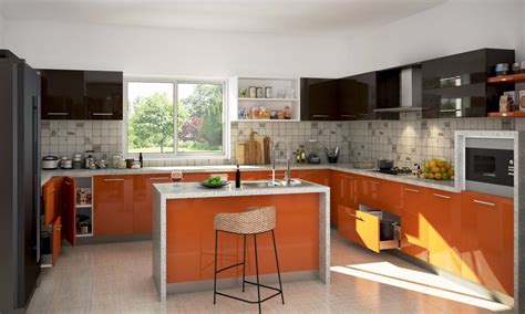 In this kitchen type, the cabinets are placed on the floor and are also called floor cabinets. 55+ Modular Kitchen Design Ideas For Indian Homes