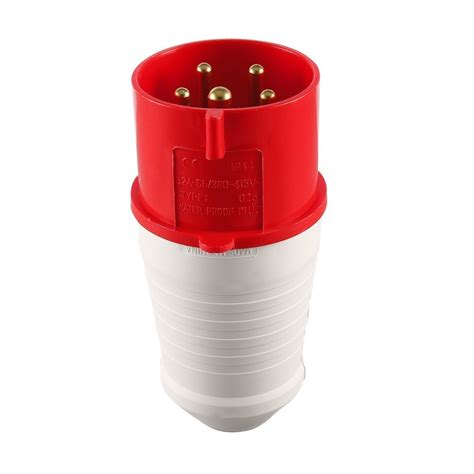 سعر No Brand Red 415v 32 Amp 5pin Industrial Plug And Wall Socket