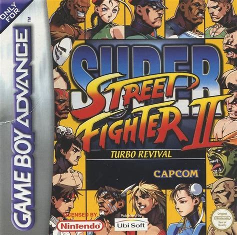 Super Street Fighter Ii Turbo Revival 2001 Game Boy Advance Box