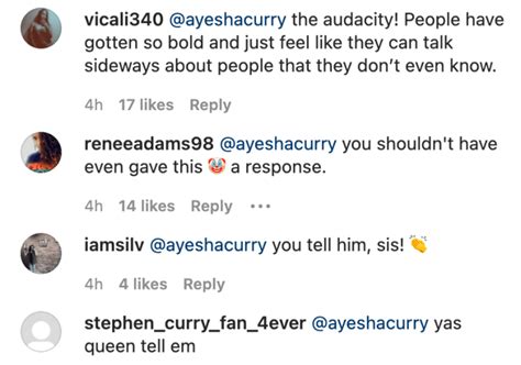 Ayesha Curry Claps Back At Ig Troll Who Said She Wants An Open Marriage