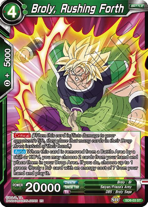 In the official dragon ball super card game, there are numerous types of card rarities, including common, uncommon rares, super rares, special rares, starter rare, promo rare, secret rare, and expansion rares, to name the majority of rarities; The Next Block Arrives: Infinite Unity - STRATEGY | DRAGON ...