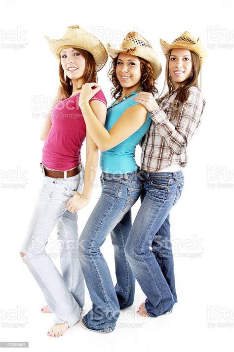 Beautiful Cowgirls Stock Photo Download Image Now Friendship Full