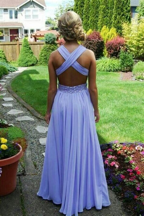periwinkle floor length prom dresses backless prom dresses a line prom dresses grad dresses