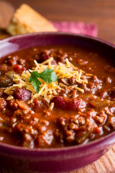 Crock Pot Chili And Sweet Southern Cornbread Is The Perfect Meal To
