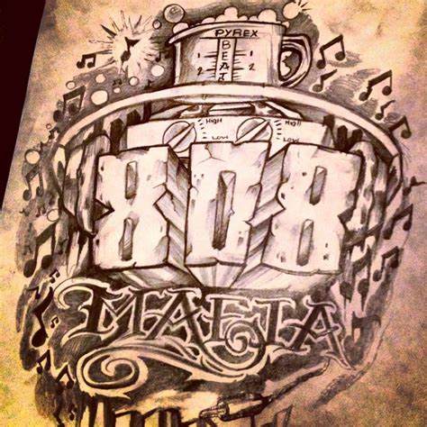 Kintoz Official Blog Drawing By Kinto Bricksquad Ink 808 Mafia