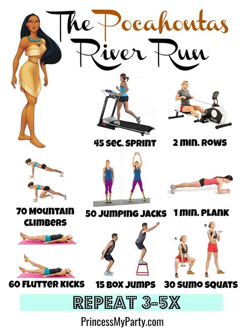 Must Try Disney Princess Inspired Workouts To Kick Off The New Year Princess My Party