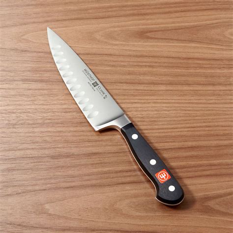 Wusthof Classic 6 Hollow Edge Chefs Knife Reviews Crate And Barrel