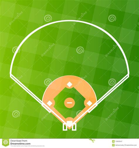 El organismo rector de este deporte es la federación internacional de sóftbol. Vector Baseball Regular Field Stock Vector - Image: 12603547