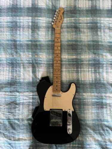 Fender Squire Telecaster Electric Guitar Black Ebay