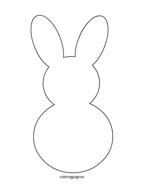 Printable Free Bunny Pattern Template Bunny Easter Pattern Printable