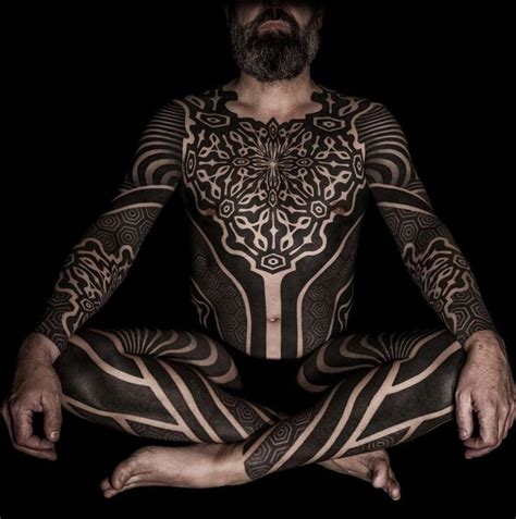 Ornamental Bodysuit Tattoo Body Suit Tattoo Tattoed Guys Black Tattoos