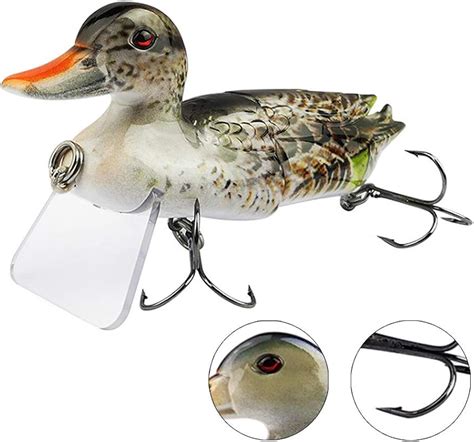 Aguoxing 3d Swimming Duck Fishing Lure Baits Duck Swim Baits Fishing