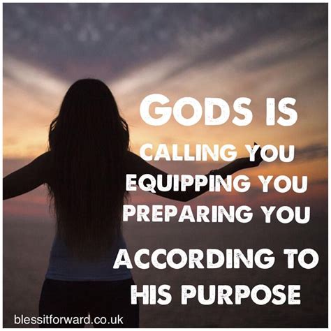 God Is Calling You Equipping You Preparing You According To His