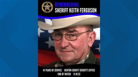 Former Benton Co Sheriff Dies After Serving 41 Years