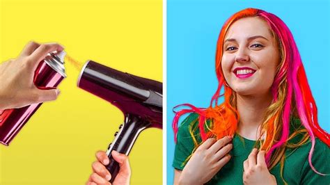 DIY HAIR HACKS FOR LAZY GIRLS || Genius Beauty Life Hacks ...