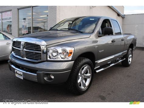 2008 Dodge Ram 1500 Laramie Quad Cab 4x4 In Mineral Gray Metallic