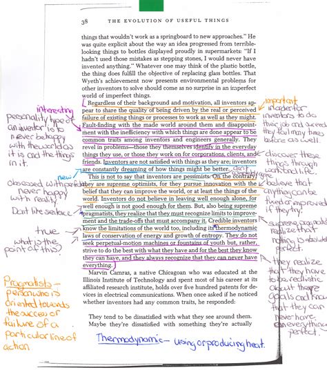 Annotating And Note Taking Education Homework Help