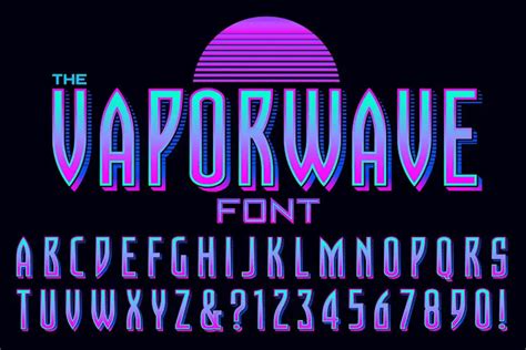 Vaporwave Font 50 Best Vaporwave Fonts Free Premium 2021