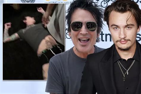 Tommy Lee Humiliated After Son Posts Video Of Him Unconscious In His Underwear During Online
