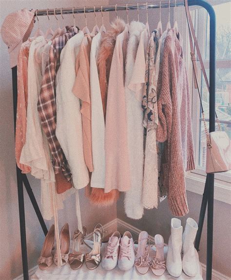 Closetrack Pink Aesthetic Wardrobe Fashion Minimalist Closet