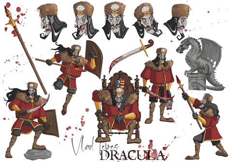 Artstation Vlad Tepes Dracula Character Design
