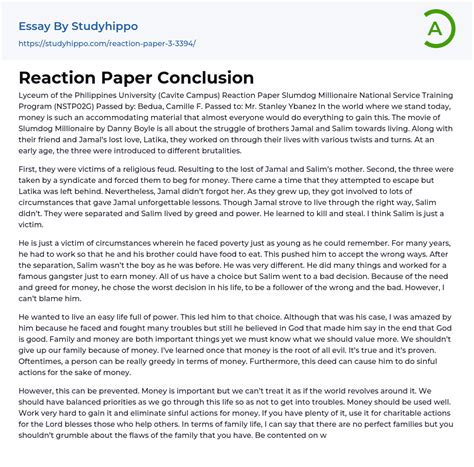 How To Write Reaction Paper Tips Structure And Exampl