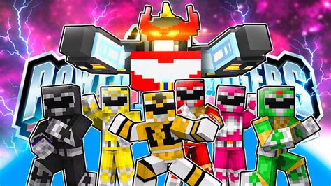 Novo Mod De Power Rangers No Minecraft Incrível Youtube