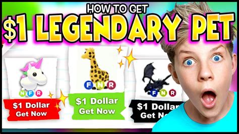 How To Get A Legendary Pet For 1 Dollar In Adopt Me Youtube
