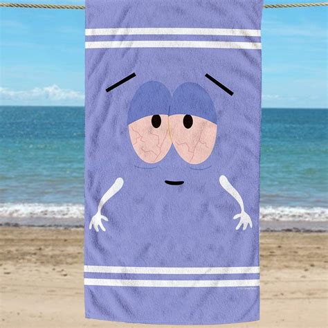 south park towelie officially licensed beach towel perfect for the beach or pool