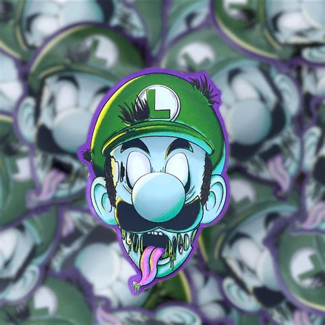 More Zombie Luigi Love Rstickers