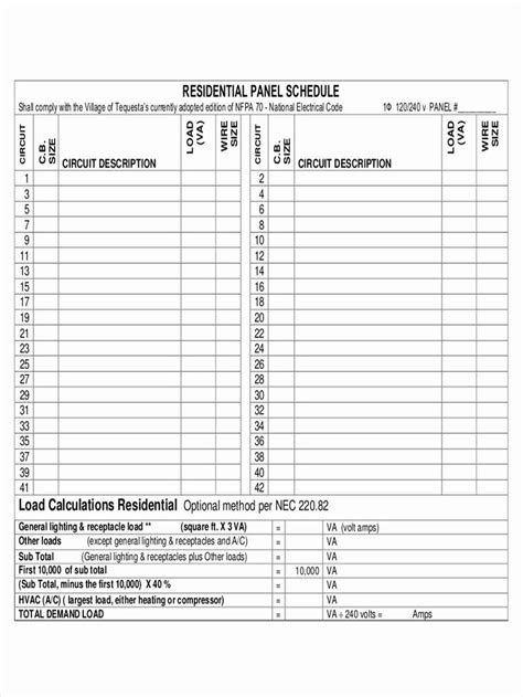 The drawing order in the exported spreadsheet matches the order in the project manager. Electrical Panel Labels Template Unique 6 Panel Schedule Examples Samples | Schedule template ...