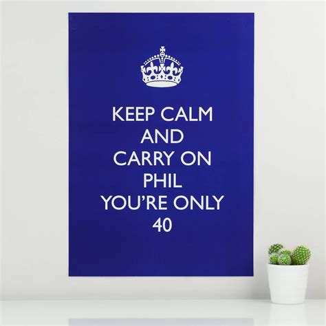 Personalised Keep Calm And Carry On Poster By Mixpixie Keep Calm