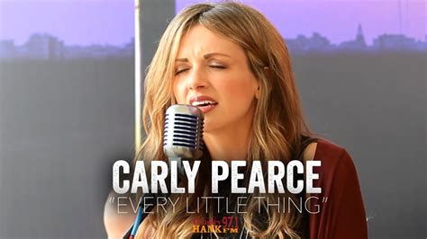 Carly Pearce Every Little Thing Acoustic Youtube