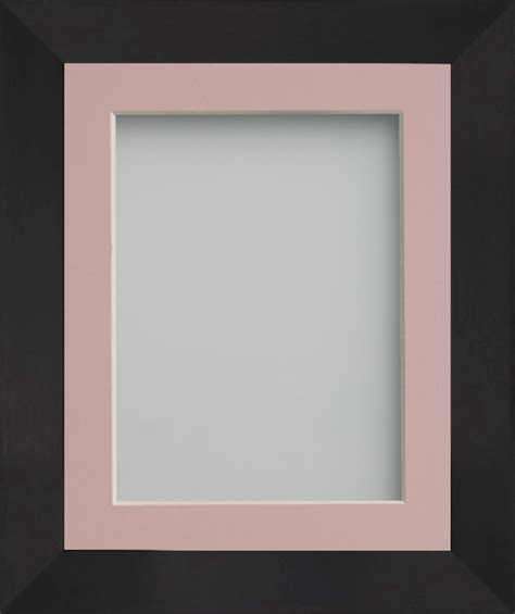Carlton Black 30x20 Frame With Pink Mount Cut For Image Size A2 234x165
