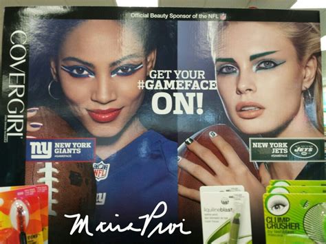 Covergirl Ny Giants And Jets Gameface Game Face Ny Giants Football