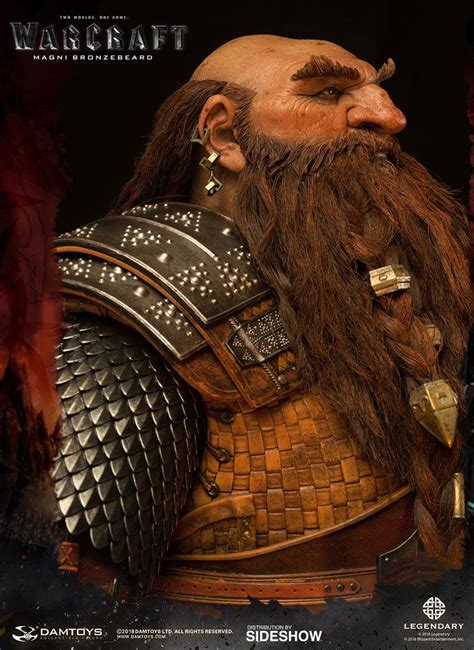 Warcraft Magni Bronzebeard Statue By Damtoys Sideshow Collectibles
