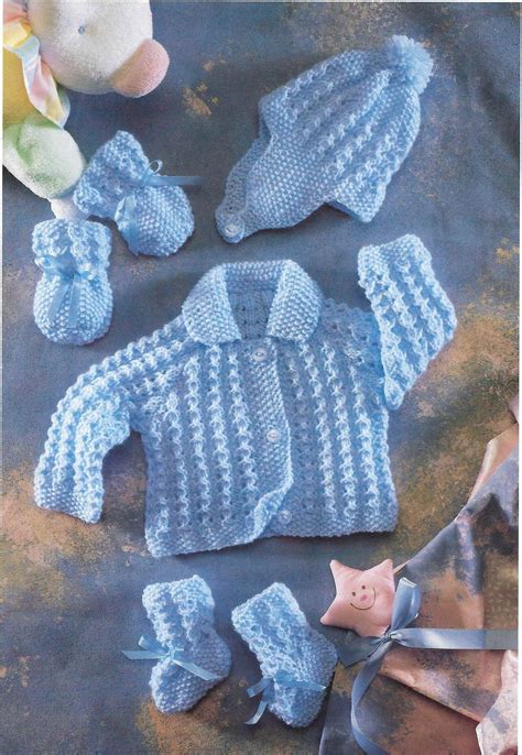 12 X Premature Baby 4 Ply Dk Knitting Pattern Pdf Newborn Etsy Uk