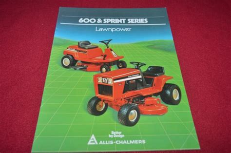 Allis Chalmers 608 611 616 Garden Tractor Sprint Riding Dealers