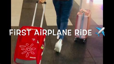 First Airplane Ride International Flight Vlog 1 Laurice Ardid