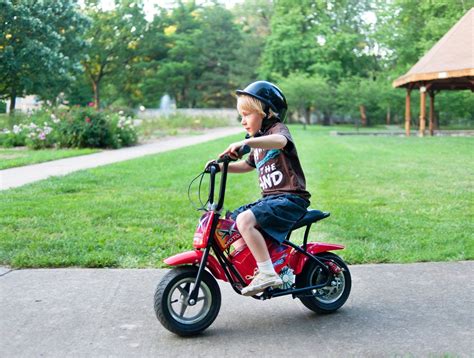 Motovox Electric Mini Bike Red Kids Get Ready For A Ground Breaking