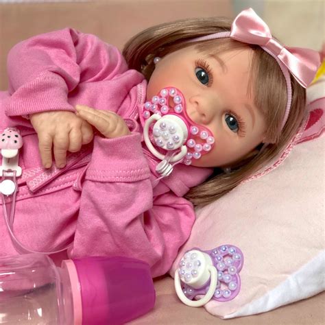 bebe realista reborn boneca menina siliconad enxoval r 199 50 em mercado livre