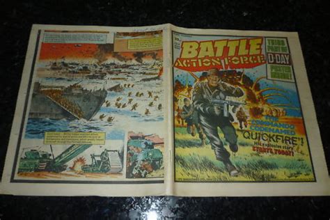 Battle Action Force Comic Date 23061984 Inc Poster Page Ebay